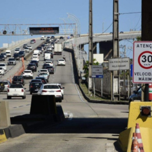 Estruturas das cabines de pedágio da Terceira Ponte não serão demolidas