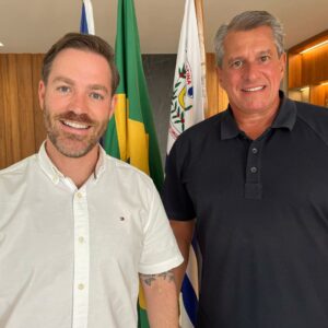 Renzo Vasconcelos recebe Coronel Ramalho e discute Segurança Pública