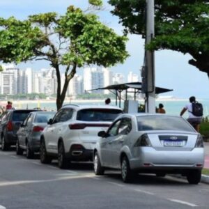 Motoristas não pagarão rotativo na orla de Vila Velha