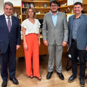 TJES recebe Amunes e alinha ações de mobilização dos municípios para a semana da regularização tributária que começa nesta segunda, 17/3