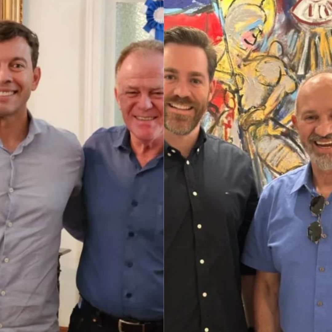 As fotos, o “seguimos juntos” e os recados para o mercado político