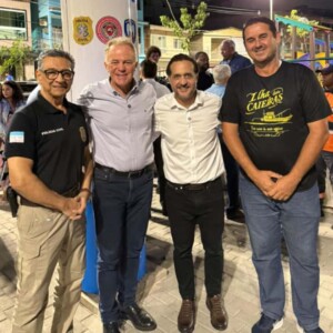 Casagrande e Gandini inauguram totem com tecnologia de ponta na Ilha das Caieiras