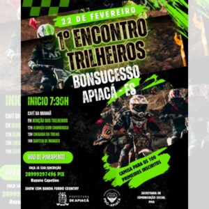 Apiacá: Vem aí o 1º Encontro de Trilheiros de Bonsucesso!