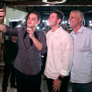 Lorenzo Pazolini, Erick Musso, Evair de Melo e Arnaldinho Borgo juntos no Noroeste do estado, nessa sexta (20)