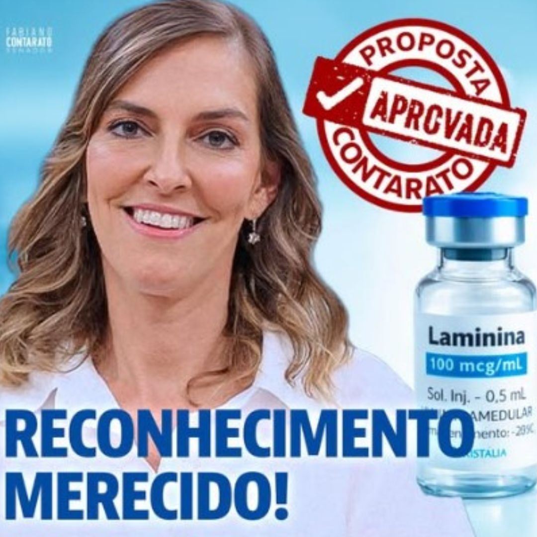 Senado aprova proposta de Contarato e homenageia pesquisadora da polilaminina Tatiana Sampaio