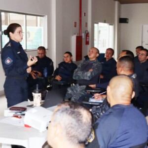 Guarda de Vitória ministra aula em curso de Polícia Comunitária para agentes do Pará
