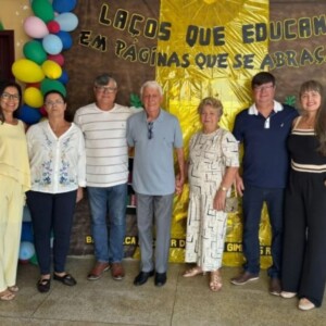 Escola em Cariacica Sede inaugura biblioteca e homenageia educador que dedicou 62 anos à educação