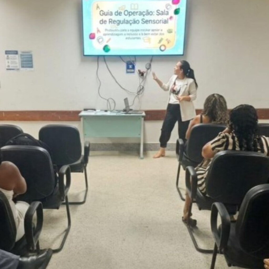 Aracruz: Formação sobre Salas Sensoriais fortalece a Educação Inclusiva na Rede Municipal de Ensino