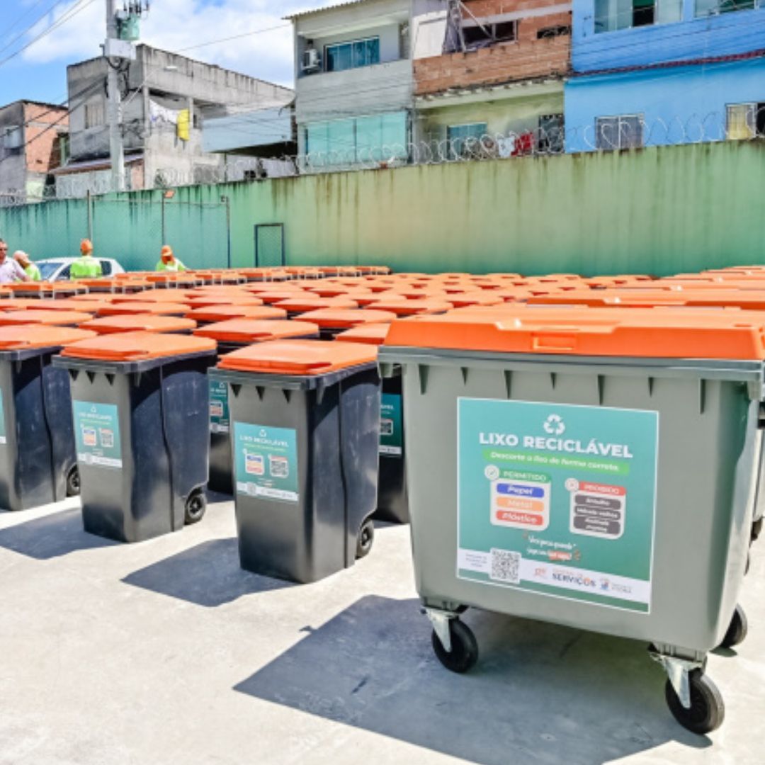 Vitória amplia reciclagem e ultrapassa mais de mil toneladas de materiais recolhidos em 2026
