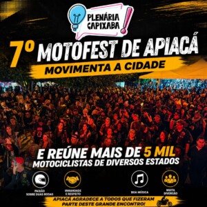 7º Motofest de Apiacá movimenta a cidade e reúne mais de 5 mil motociclistas de diversos estados