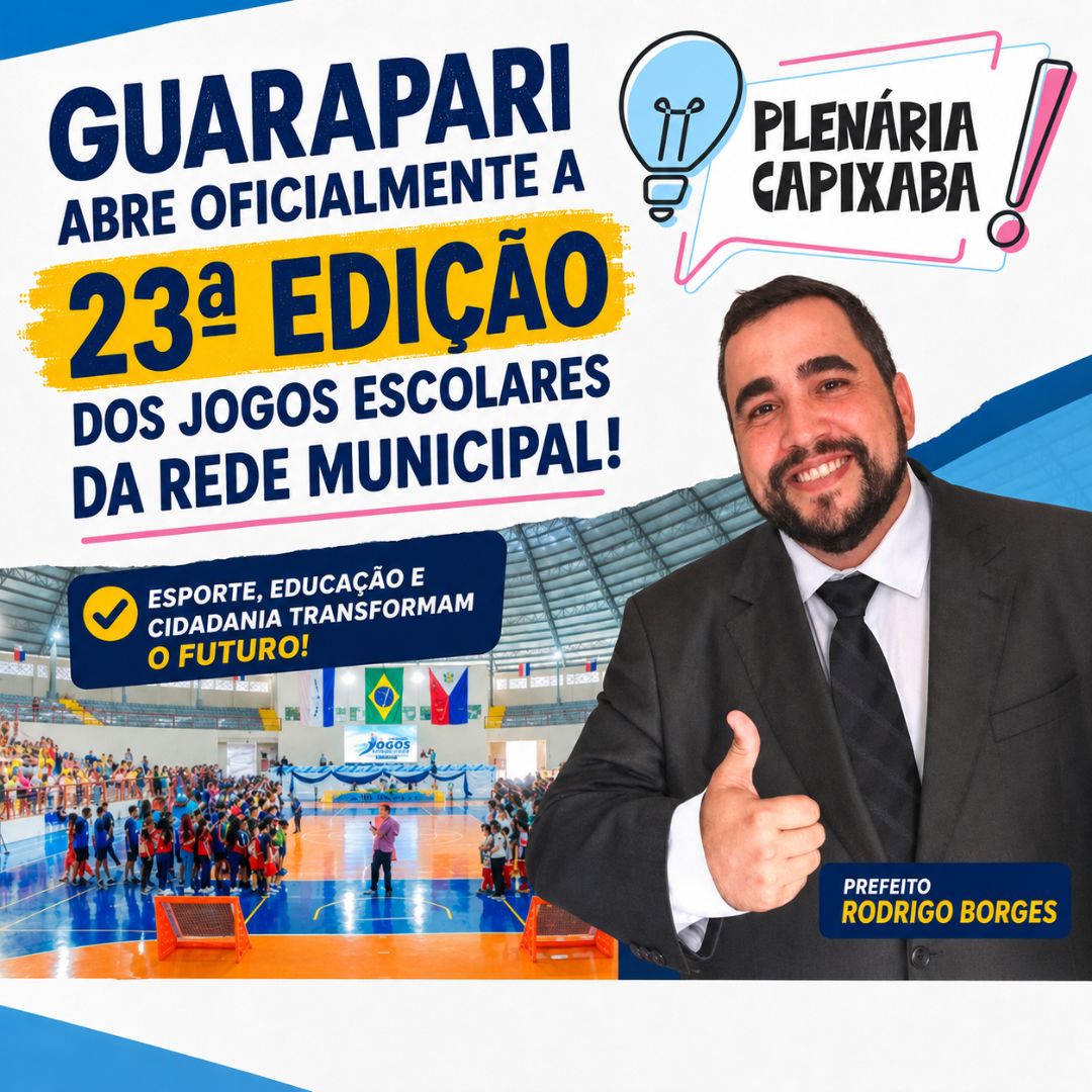 Guarapari abre oficialmente a 23ª edição dos Jogos Escolares da Rede Municipal