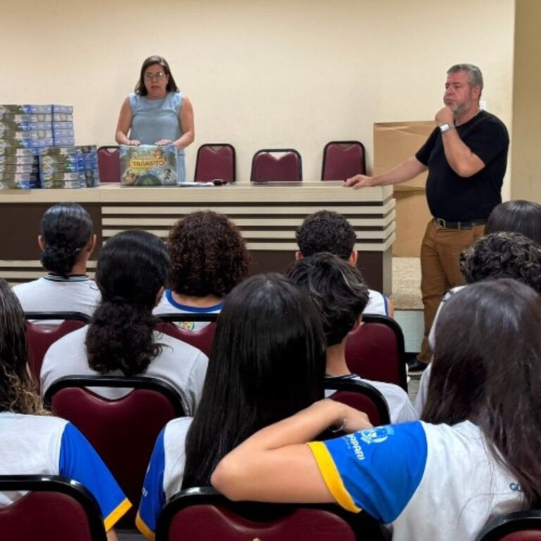 Mais de 16 mil jogos educativos reforçam projeto de educação para o trânsito nas escolas de Guarapari