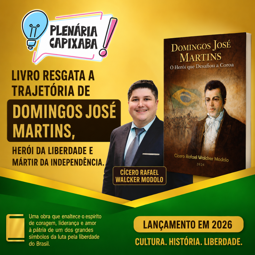 Livro resgata a trajetória de Domingos José Martins, herói da liberdade e mártir da Independência