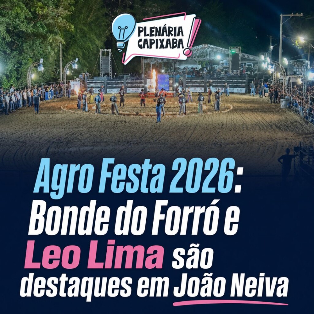 Agro Festa 2026: Bonde do Forró e Leo Lima são destaques em João Neiva
