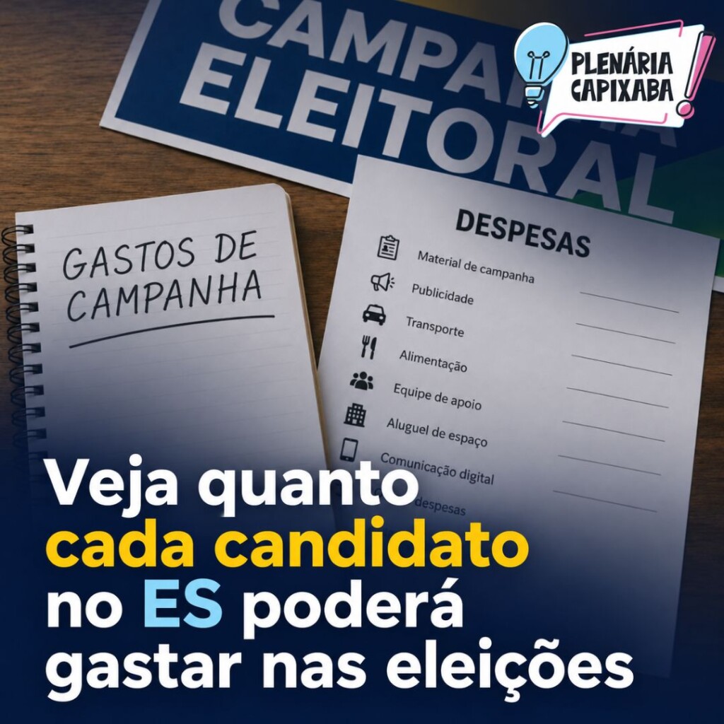 Veja quanto cada candidato no ES poderá gastar nas eleições