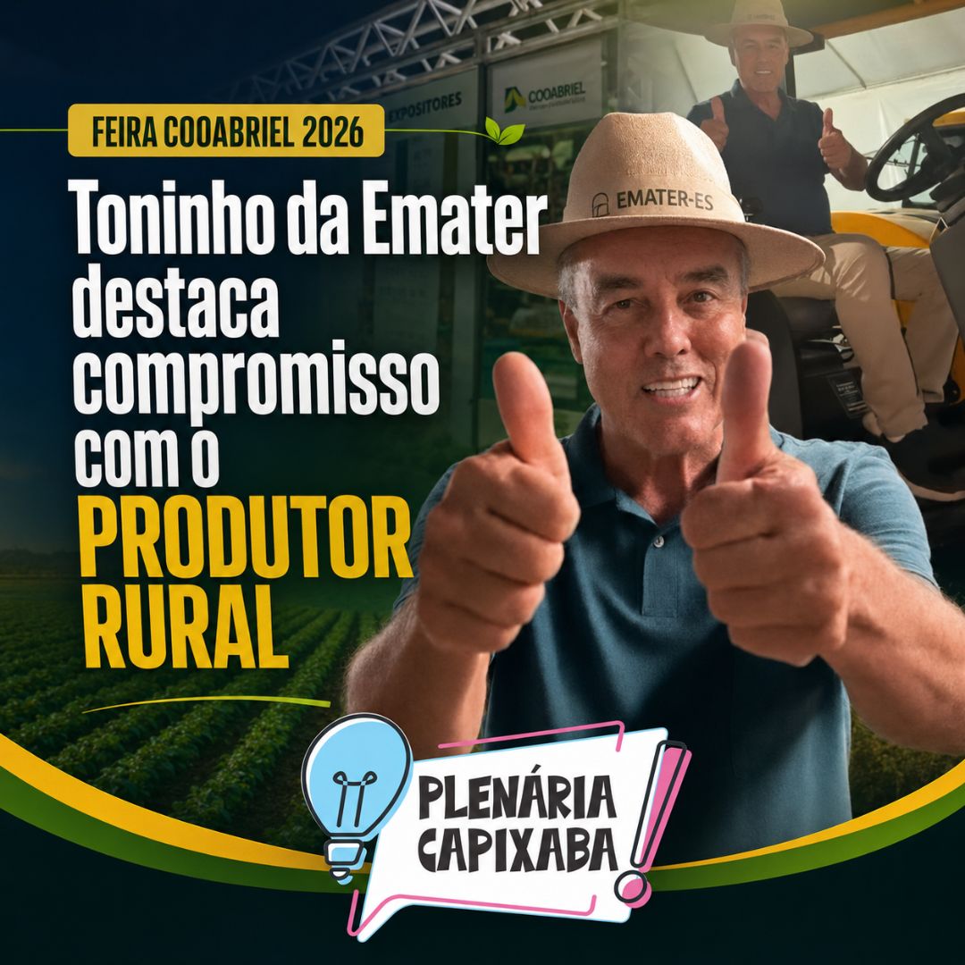 Toninho da Emater destaca compromisso com o produtor rural durante a Feira Cooabriel 2026