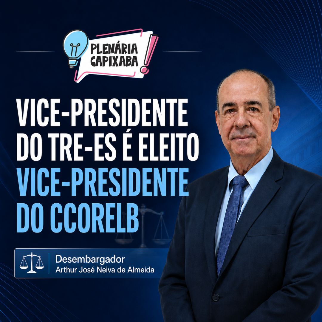 Vice-presidente do TRE-ES é eleito como vice-presidente do Colégio de Corregedoras e Corregedores Eleitorais do Brasil