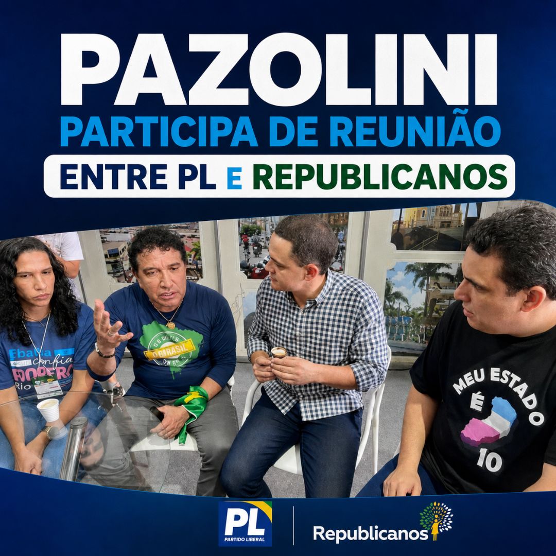 Pazolini participa de reunião entre PL e Republicanos