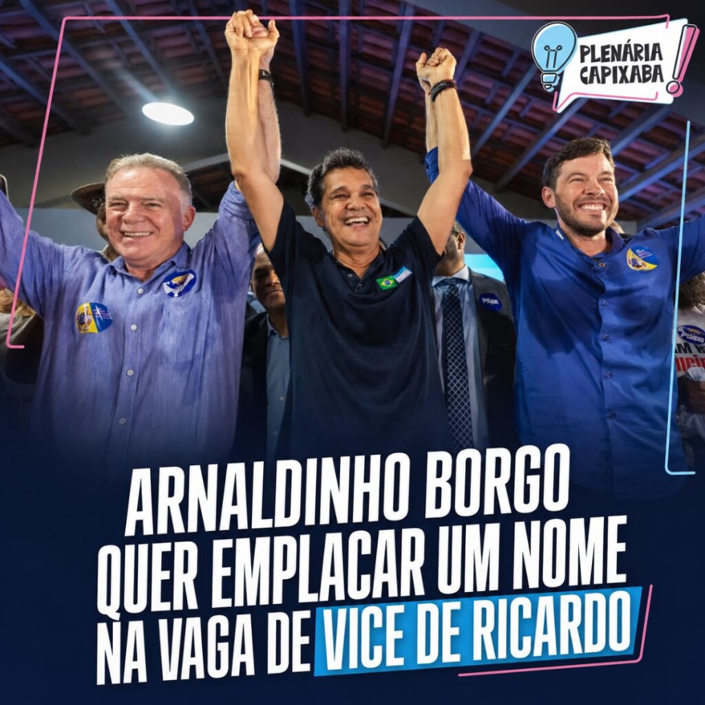 Arnaldinho Borgo quer emplacar um nome na vaga de vice de Ricardo