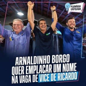 Arnaldinho Borgo quer emplacar um nome na vaga de vice de Ricardo