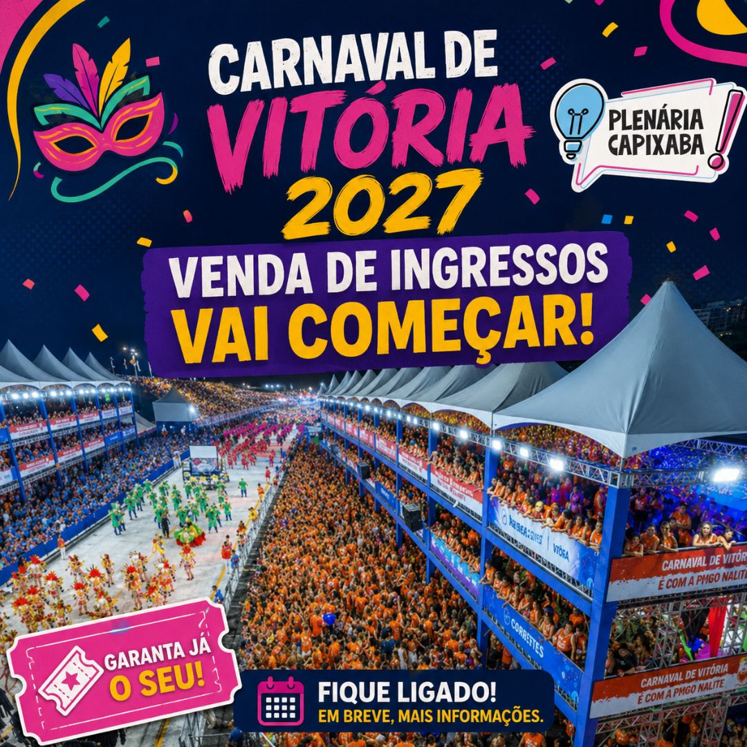 Carnaval de Vitória 2027: venda de ingressos vai começar