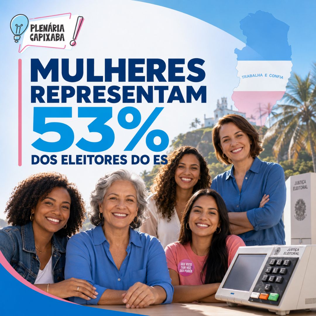 Mulheres representam 53% dos eleitores do ES