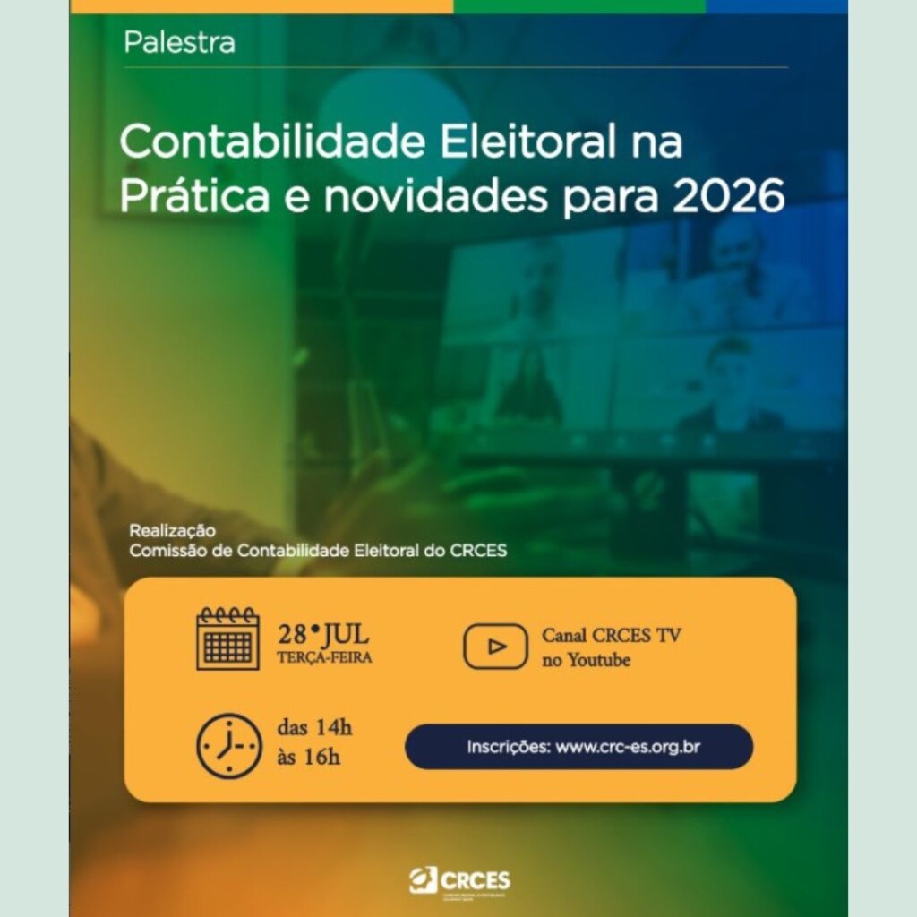 TRE-ES participa de palestra promovida pelo CRCES sobre Contabilidade Eleitoral na Prática e novidades para 2026