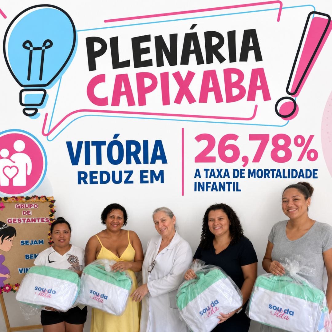 Vitória reduz em 26,78% a taxa de mortalidade infantil
