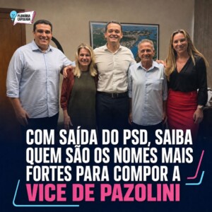 Com saída do PSD, saiba quem são os nomes mais fortes para compor a vice de Pazolini