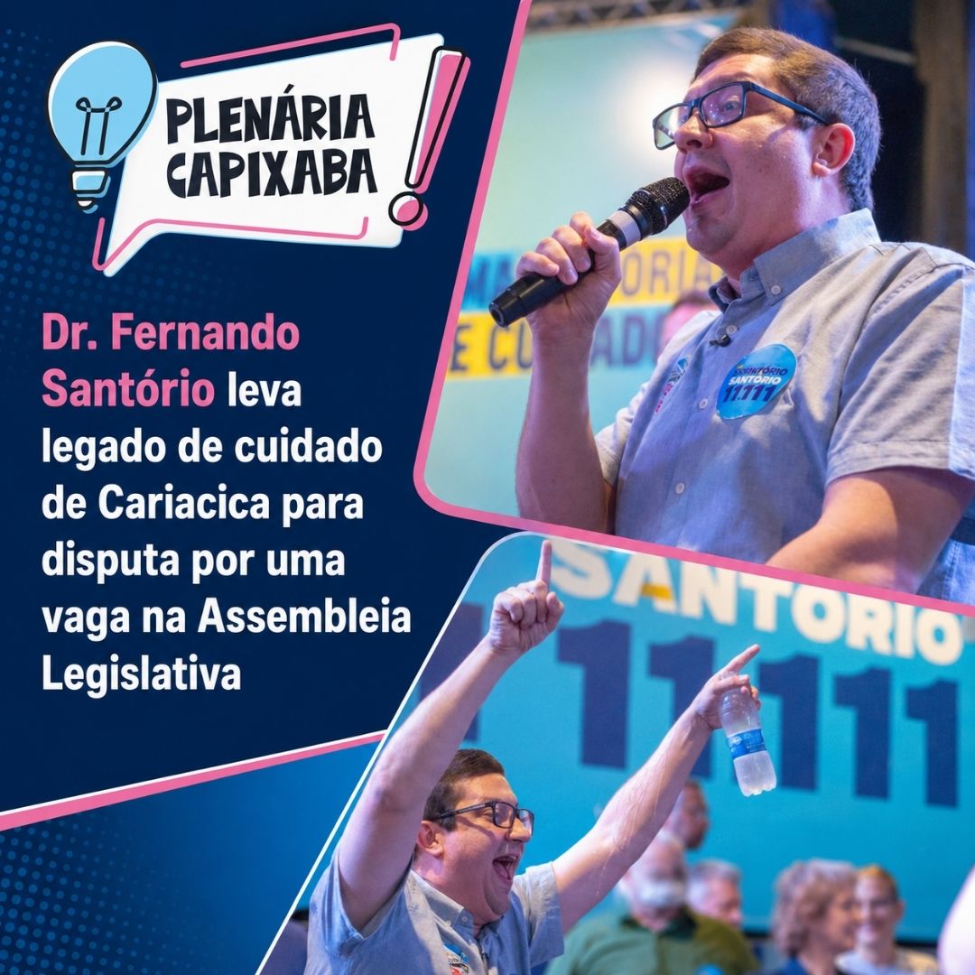 Dr. Fernando Santório leva legado de cuidado de Cariacica para disputa por uma vaga na Assembleia Legislativa