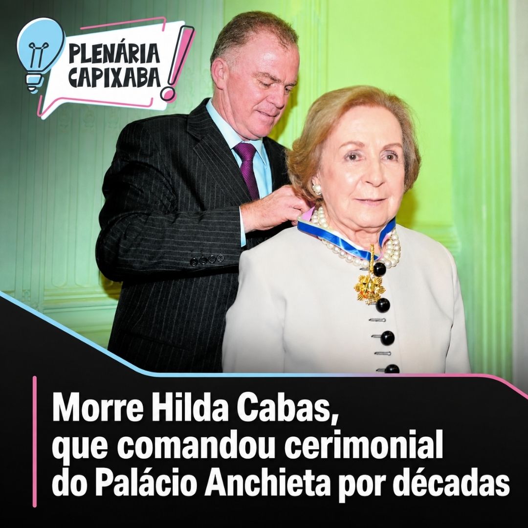 Morre Hilda Cabas, que comandou cerimonial do Palácio Anchieta por décadas