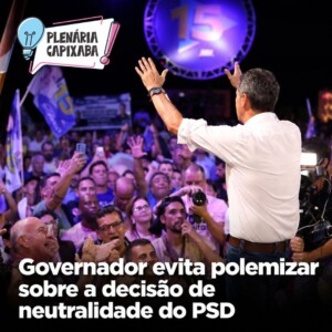 Governador evita polemizar sobre a decisão de neutralidade do PSD