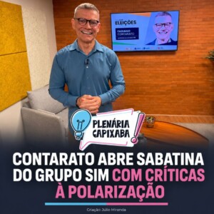 Contarato abre Sabatina do Grupo Sim com críticas à polarização