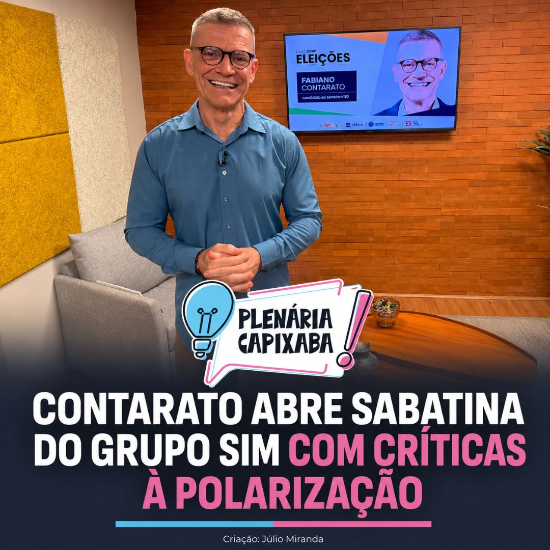 Contarato abre Sabatina do Grupo Sim com críticas à polarização