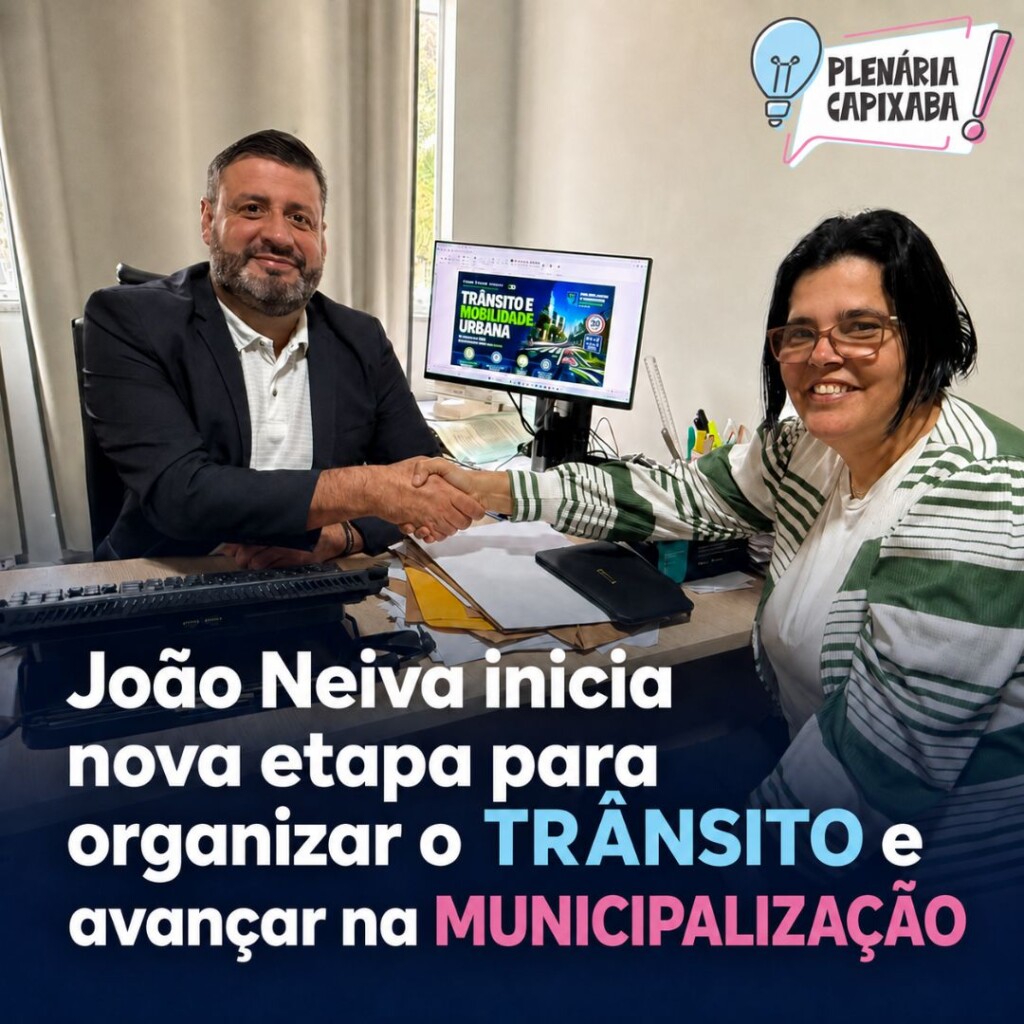 João Neiva inicia nova etapa para organizar o trânsito e avançar na municipalização