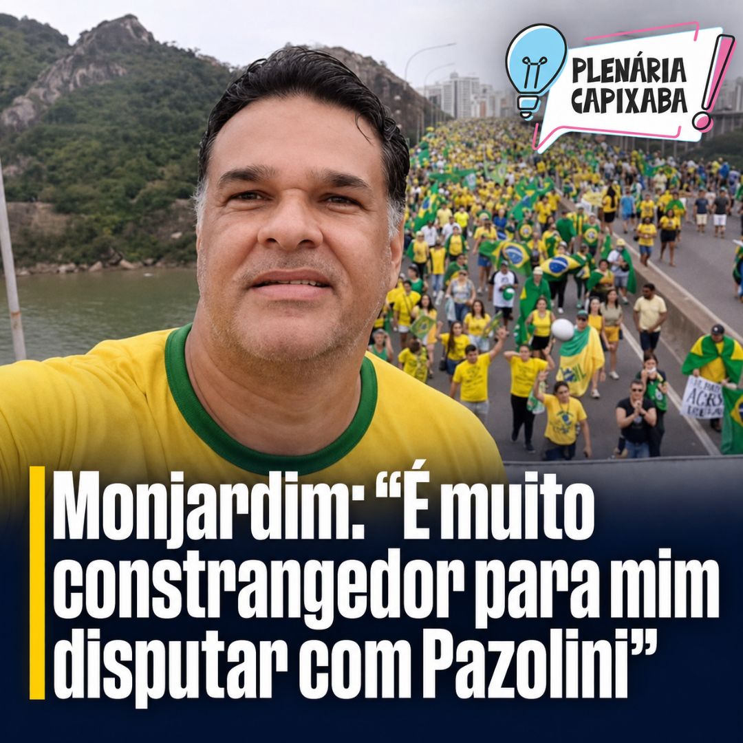 Monjardim: “É muito constrangedor para mim disputar com Pazolini”