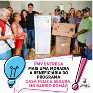PMV entrega mais uma moradia a beneficiária do programa Casa Feliz e Segura, no bairro Romão