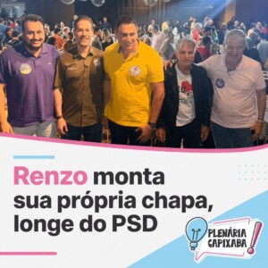 Renzo monta sua própria chapa, longe do PSD