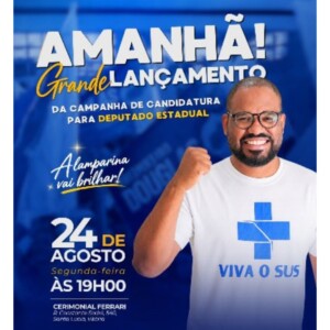 Enfermeiro Douglas lança campanha para deputado estadual nesta segunda-feira em Vitória