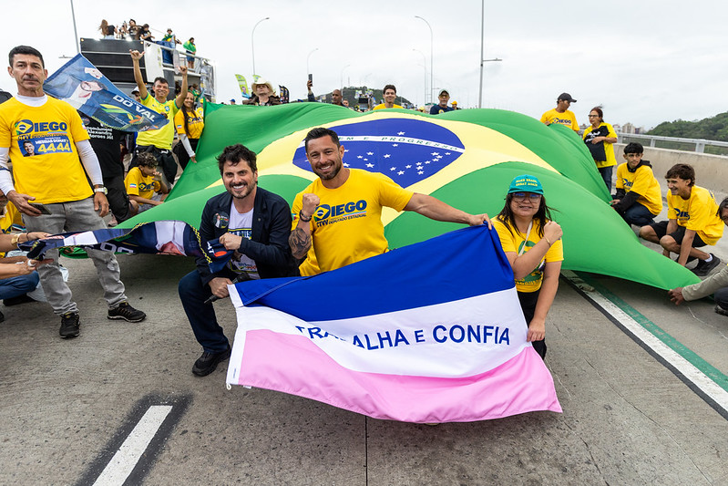 Marcos do Val reafirma na manifestação do 7 de setembro: "eu sempre disse que a verdade viria à tona"