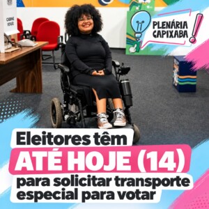 Eleitores têm até hoje (14) para solicitar transporte especial para votar