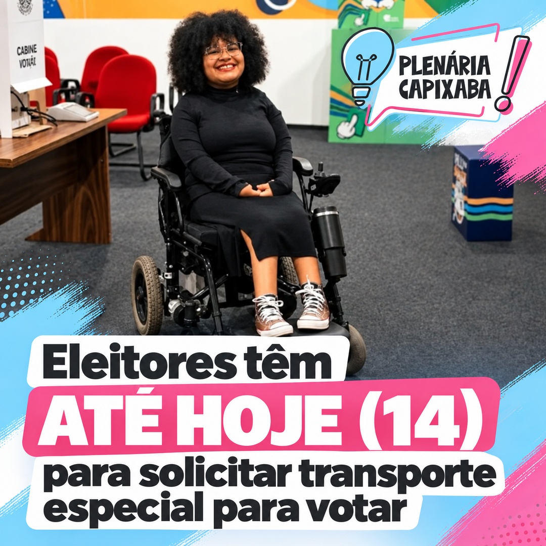 Eleitores têm até hoje (14) para solicitar transporte especial para votar