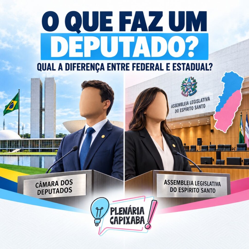 O que faz um deputado e qual a diferença entre federal e estadual? Entenda cargos em disputa