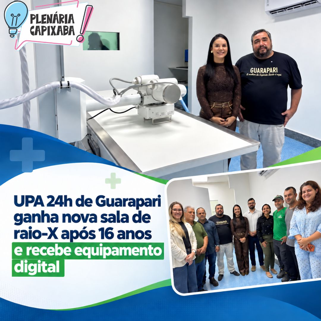 UPA 24h de Guarapari ganha nova sala de raio-X após 16 anos e recebe equipamento digital