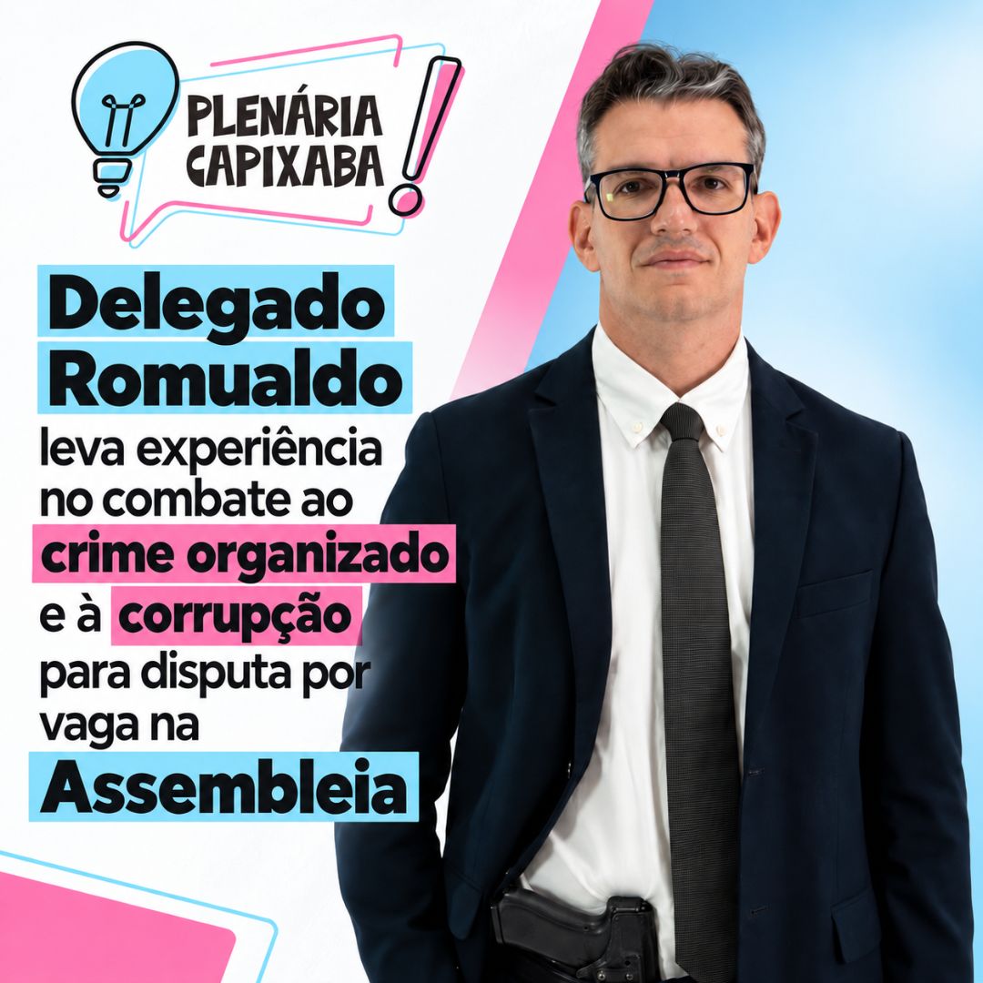 Delegado Romualdo leva experiência no combate ao crime organizado e à corrupção para disputa por vaga na Assembleia