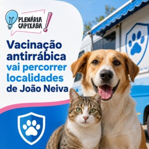 Vacinação antirrábica vai percorrer localidades de João Neiva