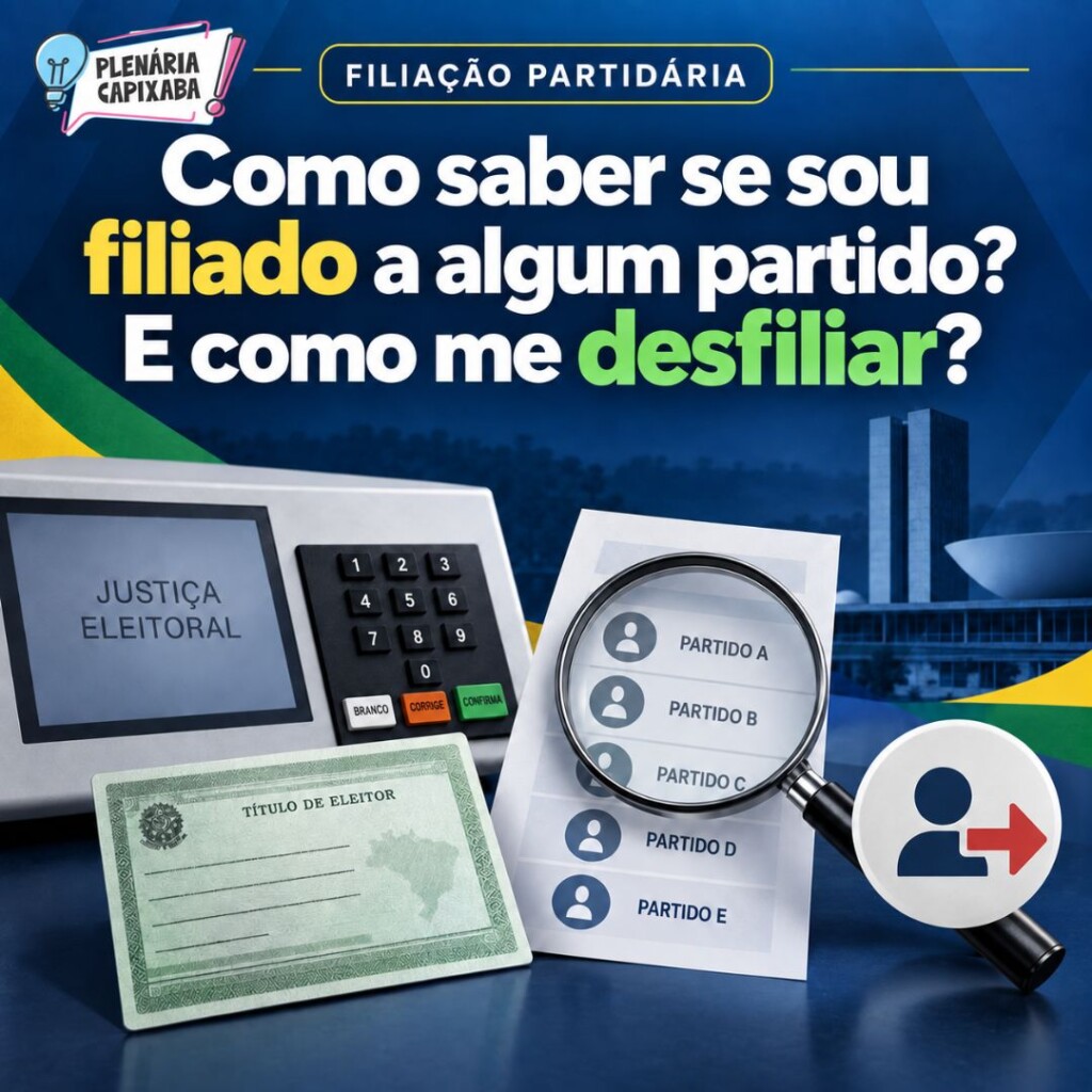 Como saber se sou filiado a algum partido? E como me desfiliar?