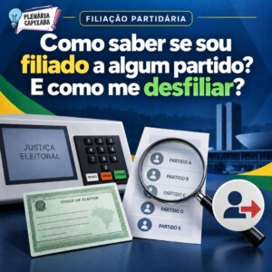 Como saber se sou filiado a algum partido? E como me desfiliar?
