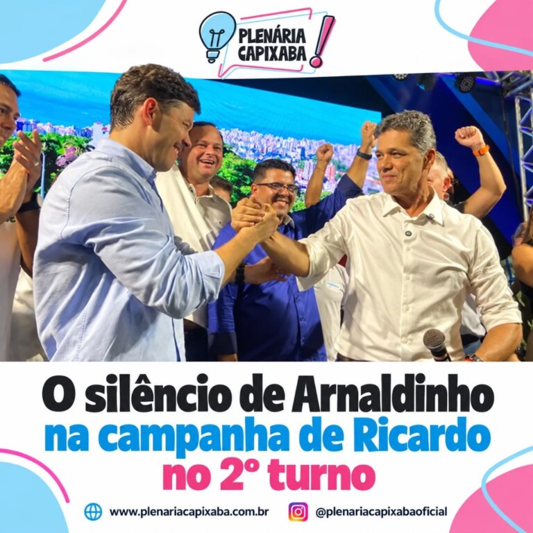 O silêncio de Arnaldinho na campanha de Ricardo no 2º turno