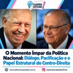 O Momento Ímpar da Política Nacional: Diálogo, Pacificação e o Papel Estrutural do Centro-Direita